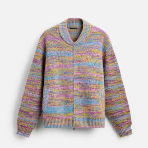 ZIP-UP KNIT JACKET